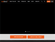 Tablet Screenshot of belldirect.com.au
